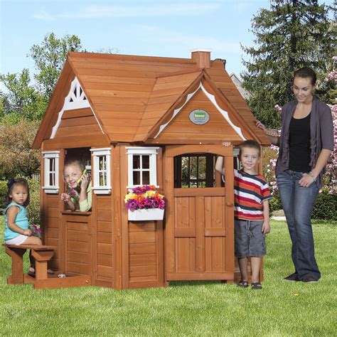 My Cedar Playhouse | Cedar playhouse, Play houses, Wooden playhouse