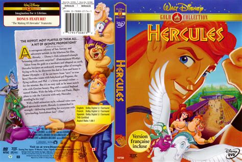 Hercules Limited Issue Dvd Cover Walt Disney Characte