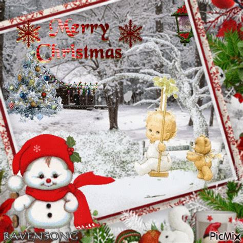 Merry Christmas Free Animated  Picmix