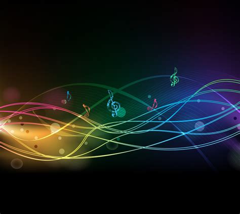 43 Colorful Music Notes Wallpapers Wallpapersafari