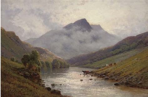 In The Lledr Valley North Wales By Alfred Fontville De Breanski Jr On