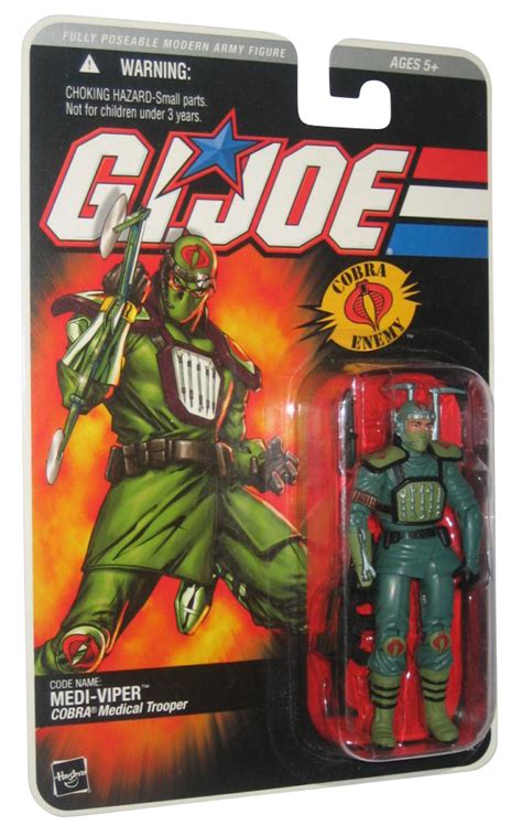 Gi Joe Cobra Enemy 2005 Hasbro Series 1 Medi Viper Action Figure Ebay