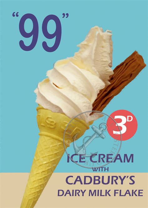 99 ice cream cone 60s advert vintage advertising posters vintage advertisements vintage