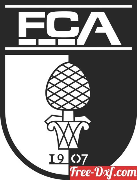 Free Dxf — Augsburg Fc Logo Free Dxf Download