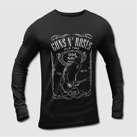 Guns n roses appetite of destruction tee shirt s. Guns n Roses Long Sleeve T-Shirt, Guns n Roses Slash Label ...