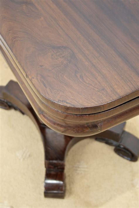 William Iv Rosewood Fold Over Table Antiques Atlas