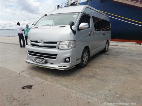 Sri Lanka Van Rentalshire Van For Hire Kdh 14 Seater