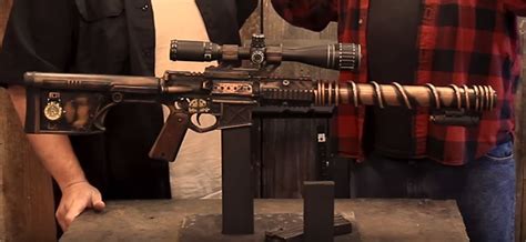 Watch Fully Functional Steampunk Ar 15 Gat Daily Guns Ammo Tactical