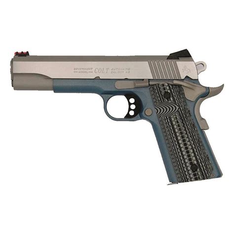 Colt Government Competition 1911 Stainless Steel Semi Automatic 45