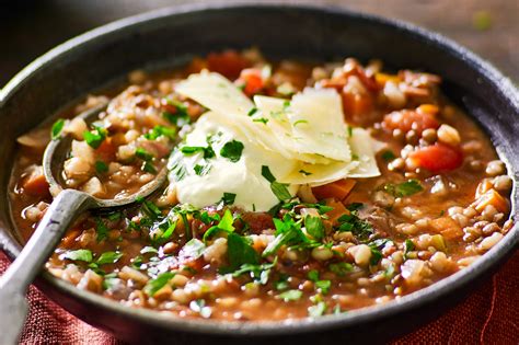 Slow Cooked Hearty Vegetable And Lentil Soup Recipe Recipe Better