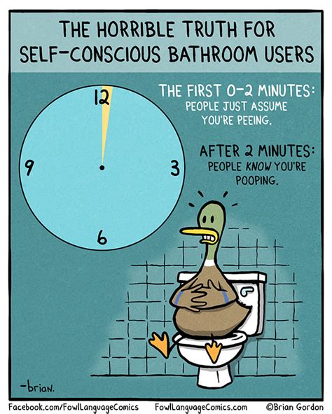 Bathroom Time Fowl Language Comics