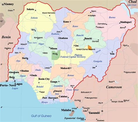 Maps Of Nigeria Map Library Maps Of The World