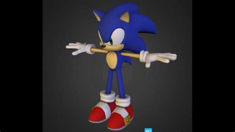 Sonic The Hedgehog T Pose By Bandidude On Deviantart