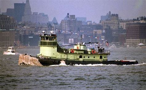 Tug Matty J At Opsail 92 In New York Harbor New York Harbor Tug