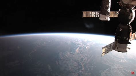 The View International Space Station Viewing Earth