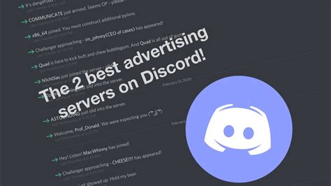 Discord Server Advertising Template