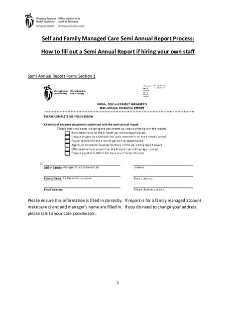 Fillable Online Ilrc Mb Form 1 Sa Semi Annual Report Fax Email Print