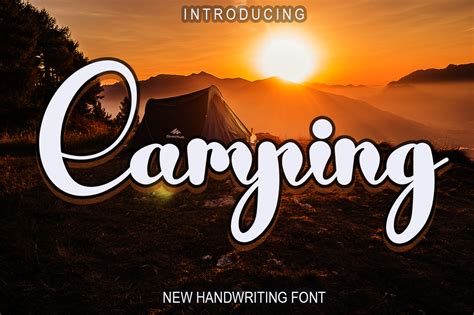 Camping Font Free Fonts Download