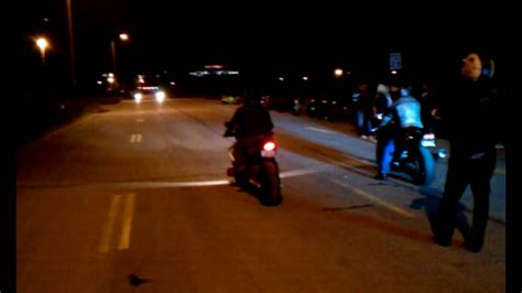Late Night Drags - Milwaukee Motorcycle Street Racing - YouTube