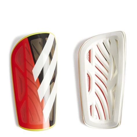 Adidas Shin Pads Tiro League Solar Red Black White