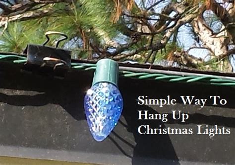 Simple Way To Hang Up Christmas Holiday Lights Outside Holidappy