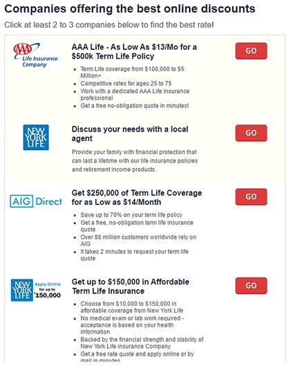 Aig has term, whole, final expense, univeral and guranteed issue they have an a+ rating from better business bureau and an a rating from a.m. Best Life Insurance Rates & Charts | 7 Tips to Get the Best Life, Term, and Whole Life Rates ...