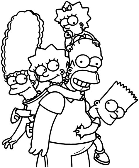 50 Desenhos De Simpsons Para Imprimir E Colorir Dicas Práticas