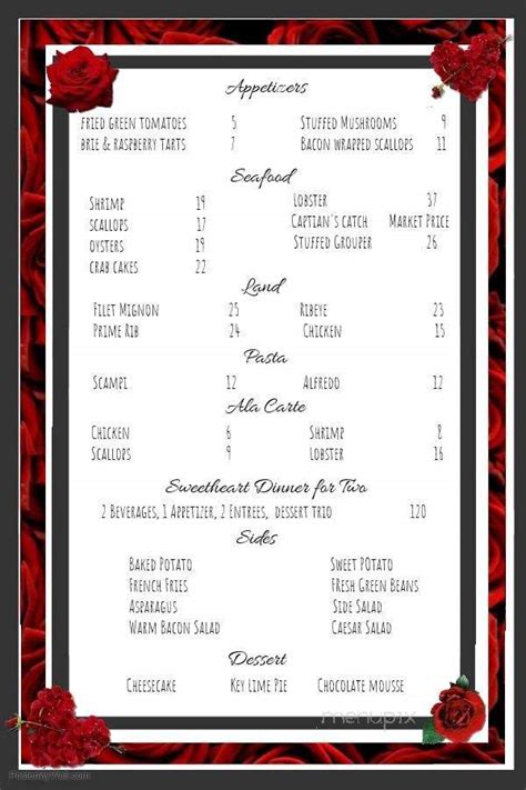 From burritos to tacos, all of our menu items are handmade and use old traditional recipes. Menu of Lang's Marina Restaurant in St Marys, GA 31558