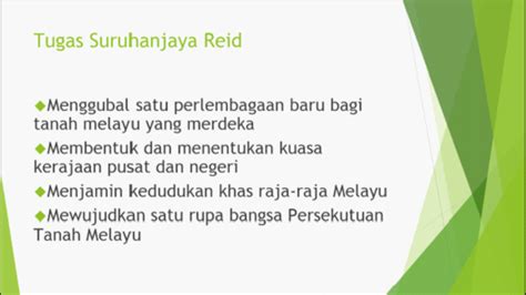 Pengajian Malaysia Suruhanjaya Reid