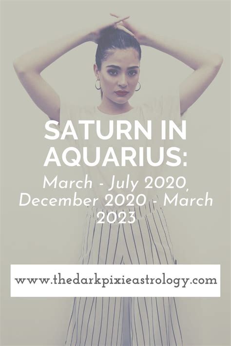Saturn In Aquarius March July 2020 December 2020 March 2023