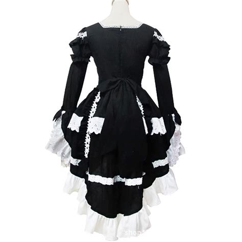 Plus Size Lolita Dress Womens Sexy Vintage Anime Cosplay Halloween