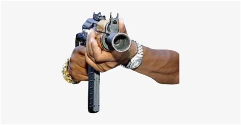 Gun In Hand Psd Hand With Gun Png 400x346 Png Download Pngkit