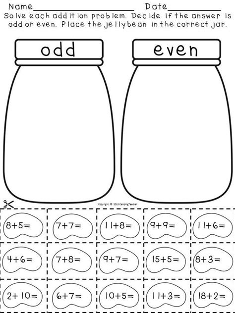 Even Odd Worksheets | Activity Shelter