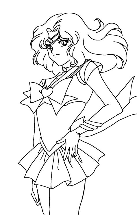 Similar with sailor neptune png. Super Sailor Neptune Coloring Page by Sailortwilight on ...