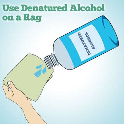 (you should be able to find it in a hardware store.) i do not know how denatured alcohol would react on cowhide. How To Remove Spray Paint from Plastic 5 Easy Tricks
