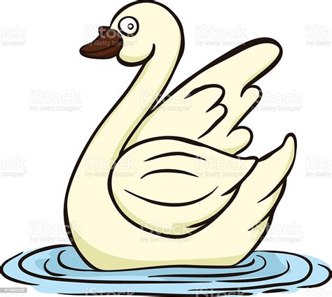 Cartoon Swan Stock Illustration Download Image Now Animal Bird