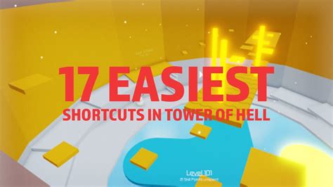 17 Of The Easiest Shortcuts In The Tower Of Hell Youtube