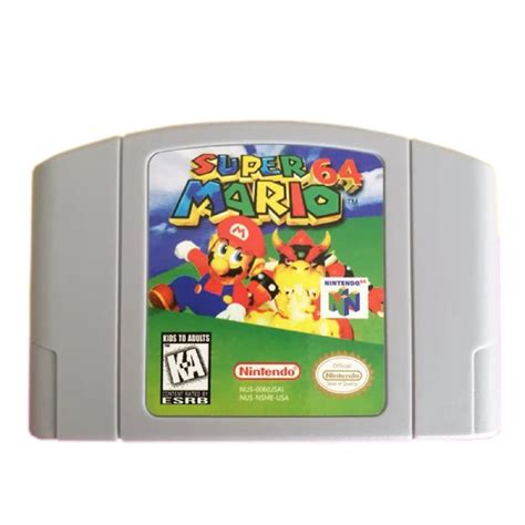 Super Mario 64 Games Cartridge Card For N 64 Us Version