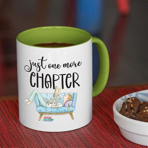 book lover mug one more chapter mug bookworm coffee mug etsy