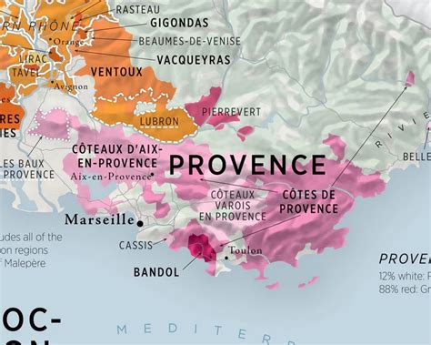 New Wine Map Of France