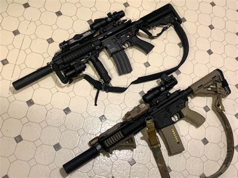 My Tm Ngrs Builds Hk416 For My Old School Cia Grs Kit And L119a2 For