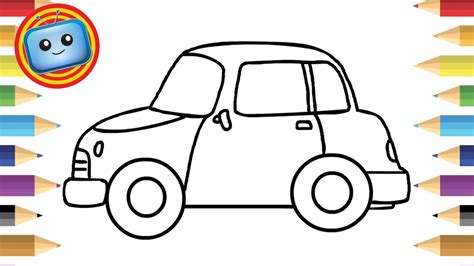 How to draw a car easy? How to draw a Car for kids | Simple drawing game animation ...