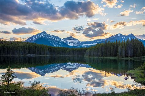 Herbert Lake Banff National Park Mountain Photos