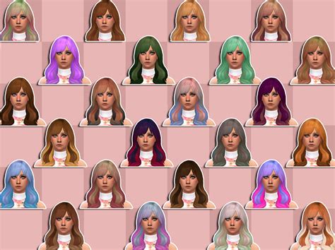 My Sims 4 Blog Moles Freckles Hair Recolor And Sim By Awsimmer92