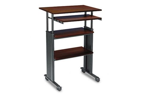 But have you considered the proper office ergonomics of a standing workstation, such as the correct desk height and where to place your computer? Adjustable Computer Desk For Standing PDF Woodworking