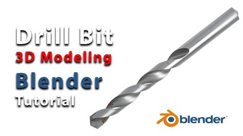 Drill Bit And Screw 3d Modeling Tutorial In Blender Youtube