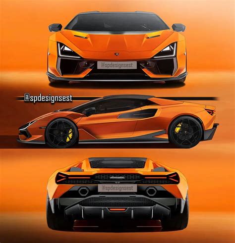 2025 Lamborghini Huracan Replacement Imagined With Revuelto Styling