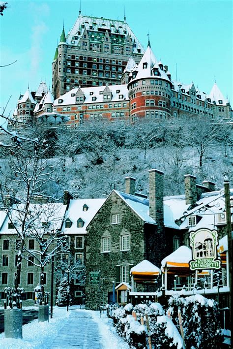Fairmont Le Chateau Frontenac Quebec City Canadian Affair