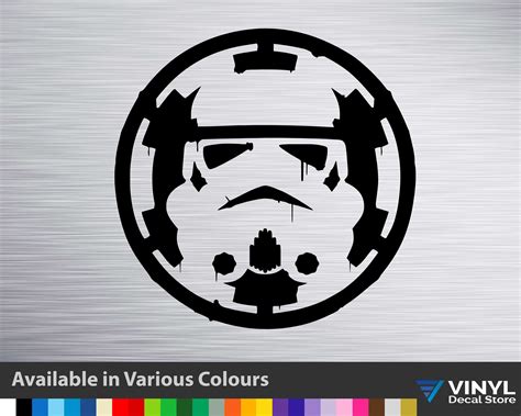 Imperial Stormtrooper Star Wars Vinyl Decal Sticker Graphic Etsy