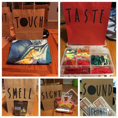Surprise him with a 'just because' gift today and absolutely blow his mind! 5: touch, taste, smell, sight, sound. … | Diy christmas ...
